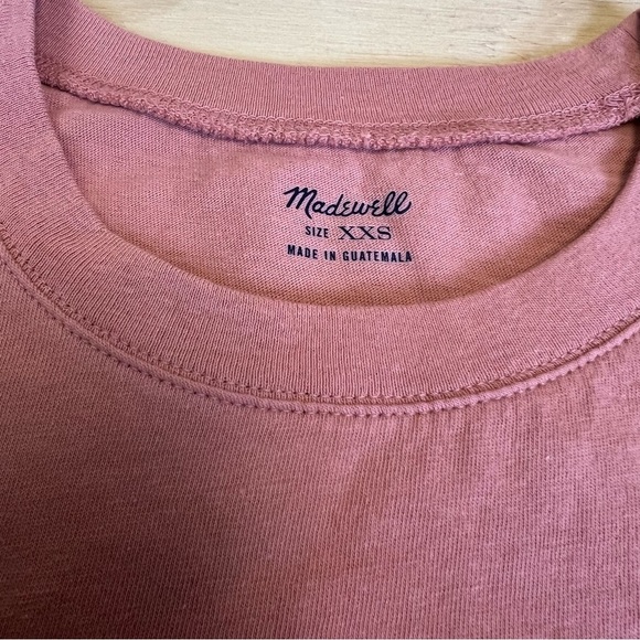 Madewell Women’s Crewneck Short Sleeve 100% Cotton Top T-Shirt Size XXS - Picture 2 of 8